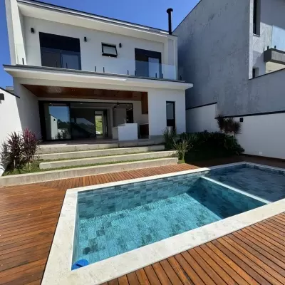 Casa nova � venda no Residencial Bosque da Mata � Valinhos SP