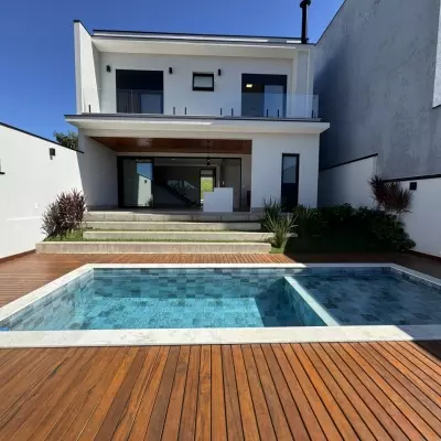 Casa nova � venda no Residencial Bosque da Mata � Valinhos SP